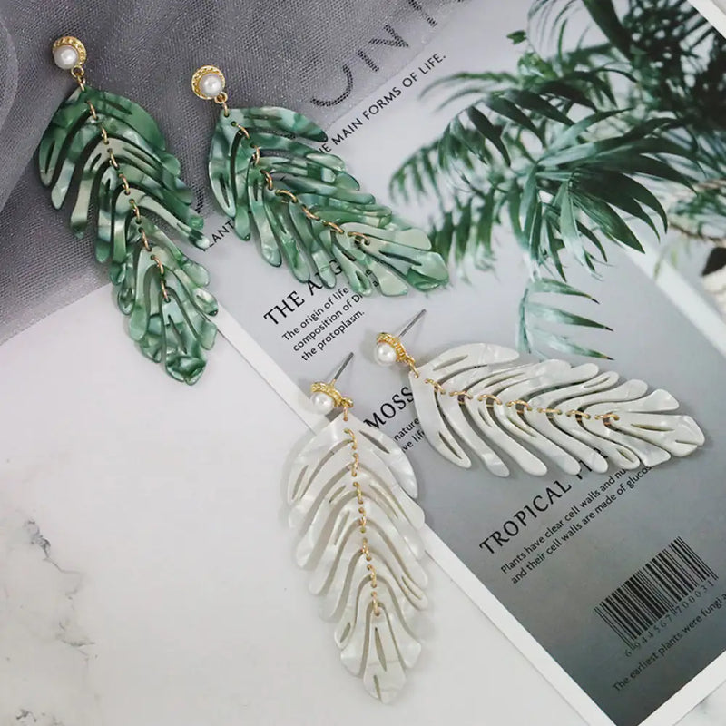 Leaf Dangle Earrings