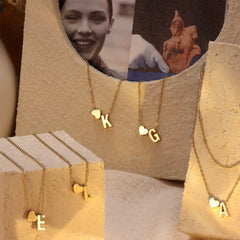 Initial Heart Necklace