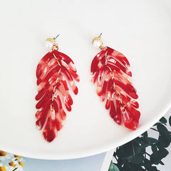 Leaf Dangle Earrings