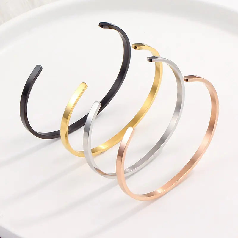 Unisex Stainless Steel Bangle